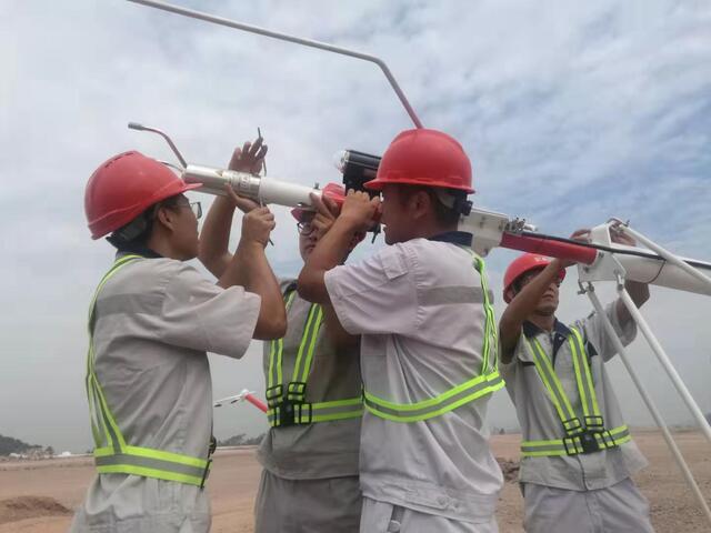 气象风杆安装installationofmeteorologicalwindpole